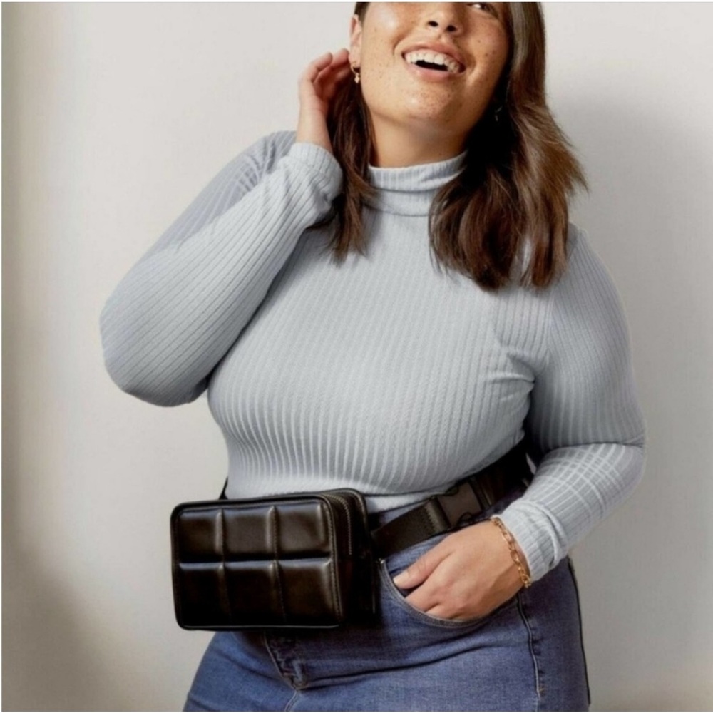 Amanda Uprichard Black Quilted Fanny Pack